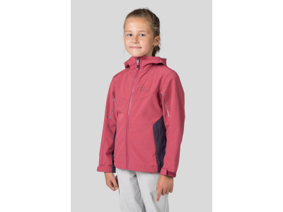 Kids hiking jacket CAPRA JR baroque rose / india ink