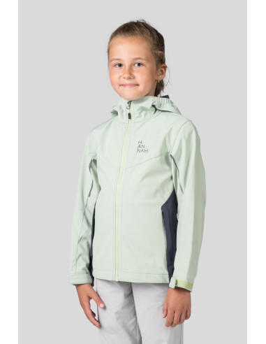 Kids hiking jacket CAPRA JR bok choy / india ink