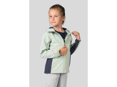 Kids hiking jacket CAPRA JR bok choy / india ink