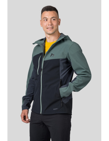 Mens jacket CARSTEN II dark forest / india ink