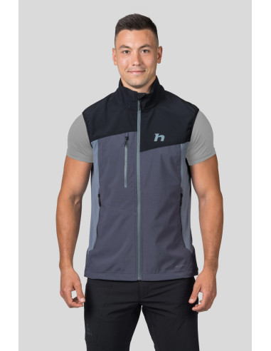 Mens vest CARSTEN VEST anthracite / stormy weather