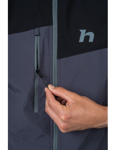 Mens vest CARSTEN VEST anthracite / stormy weather