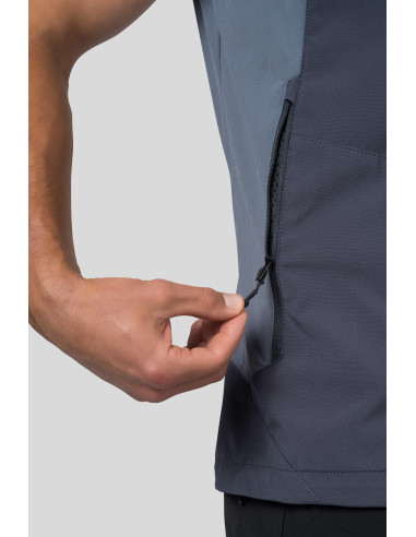 Mens vest CARSTEN VEST anthracite / stormy weather