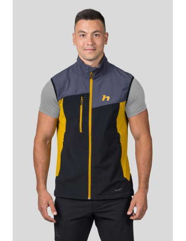 Vīriešu veste CARSTEN VEST Indijas tinte / zeltaina palma