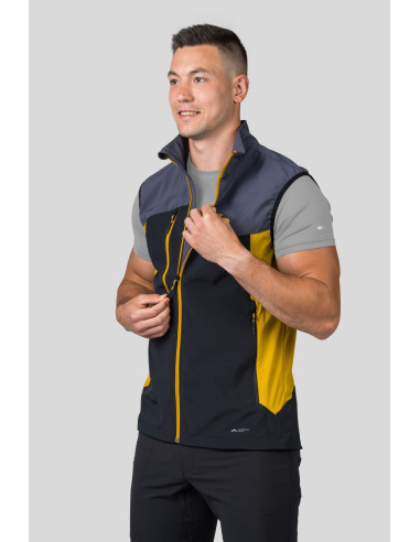 Vīriešu veste CARSTEN VEST Indijas tinte / zeltaina palma