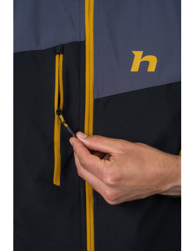 Vīriešu veste CARSTEN VEST Indijas tinte / zeltaina palma