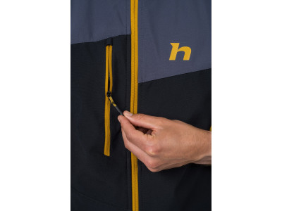 Mens vest CARSTEN VEST india ink / golden palm