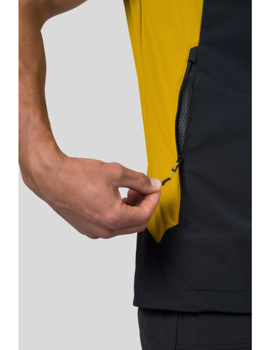 Vīriešu veste CARSTEN VEST Indijas tinte / zeltaina palma