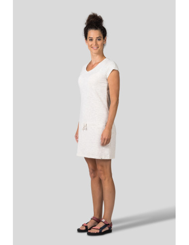 Ladies leisure time dress CATIA II light gray