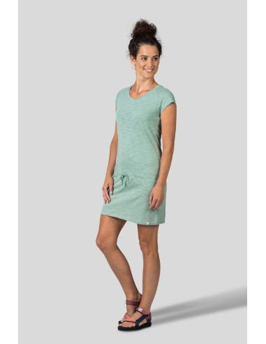 Ladies leisure time dress CATIA II smoke green
