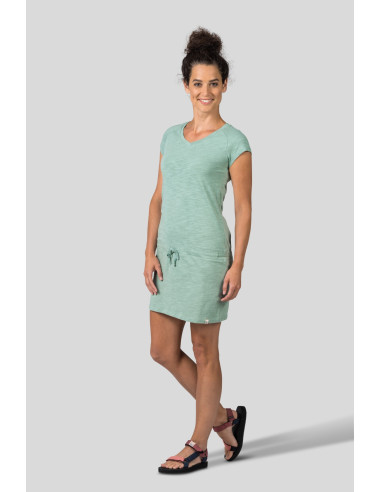 Ladies leisure time dress CATIA II smoke green