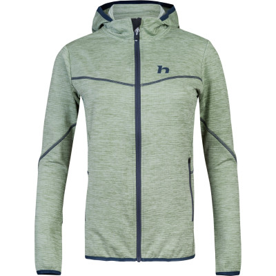 Ladies trekking sweatshirt DAGNYS HOODY basil mel