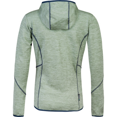 Ladies trekking sweatshirt DAGNYS HOODY basil mel 2