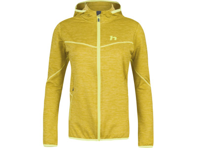 Ladies trekking sweatshirt DAGNYS HOODY citronelle mel