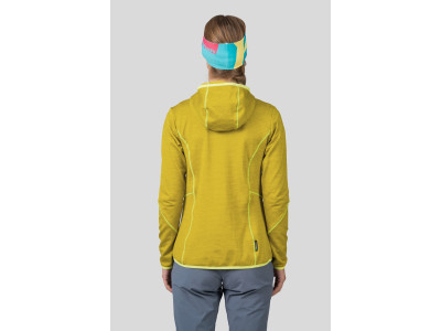 Ladies trekking sweatshirt DAGNYS HOODY citronelle mel