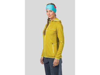 Ladies trekking sweatshirt DAGNYS HOODY citronelle mel