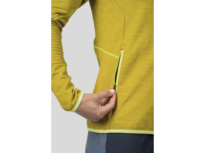 Ladies trekking sweatshirt DAGNYS HOODY citronelle mel