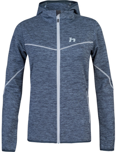 Ladies trekking sweatshirt DAGNYS HOODY india ink mel