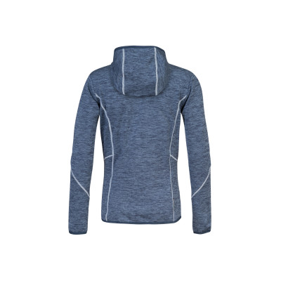 Ladies trekking sweatshirt DAGNYS HOODY india ink mel 2