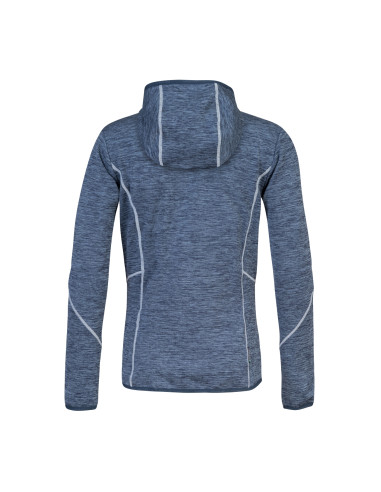 Ladies trekking sweatshirt DAGNYS HOODY india ink mel