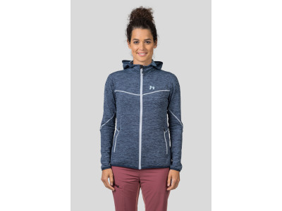 Ladies trekking sweatshirt DAGNYS HOODY india ink mel