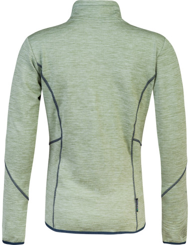 Ladies trekking sweatshirt DAGNYS basil mel