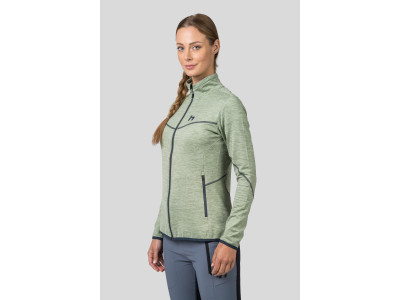 Ladies trekking sweatshirt DAGNYS basil mel