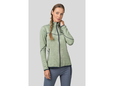 Ladies trekking sweatshirt DAGNYS basil mel