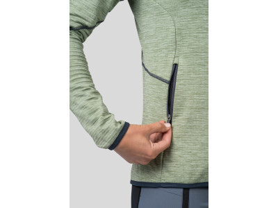 Ladies trekking sweatshirt DAGNYS basil mel