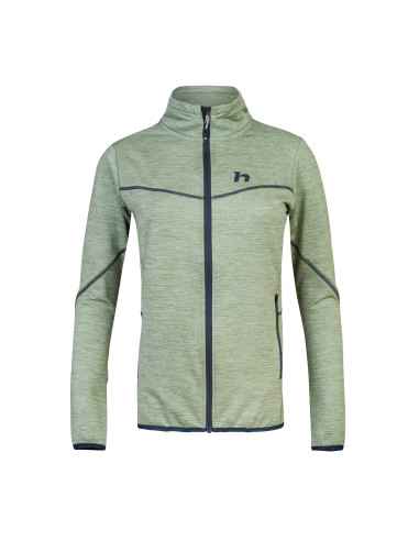 Ladies trekking sweatshirt DAGNYS basil mel