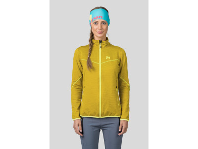 Ladies trekking sweatshirt DAGNYS citronelle mel