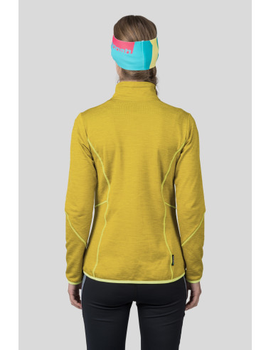 Ladies trekking sweatshirt DAGNYS citronelle mel