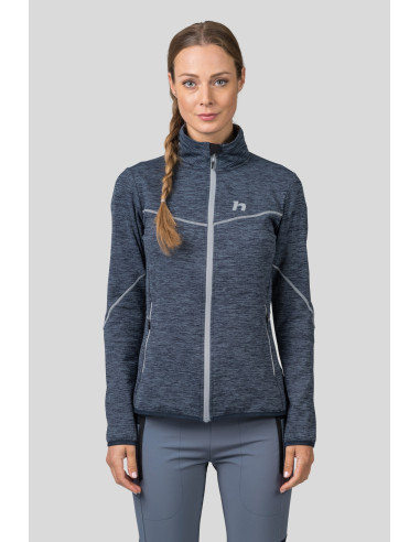 Ladies trekking sweatshirt DAGNYS india ink mel