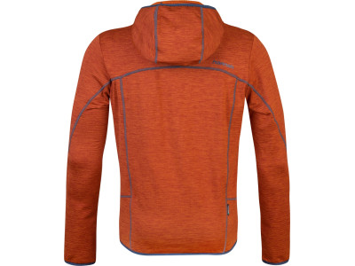Mens trekking sweatshirt DAMAR HOODY burnt orange mel