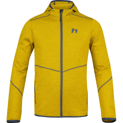 Vīriešu pārgājienu džemperis DAMAR HOODY citronu