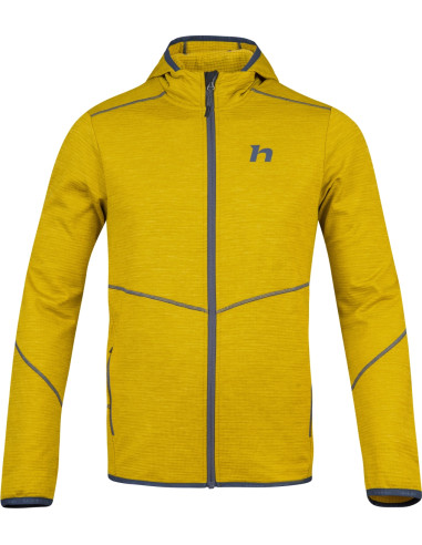 Mens trekking sweatshirt DAMAR HOODY citronelle mel