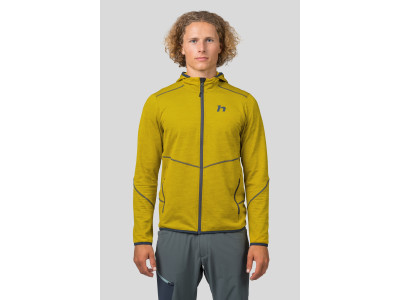 Mens trekking sweatshirt DAMAR HOODY citronelle mel
