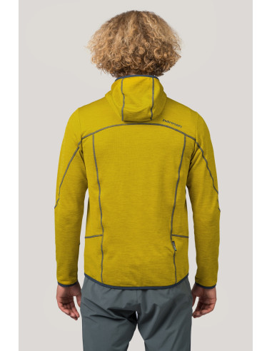 Mens trekking sweatshirt DAMAR HOODY citronelle mel