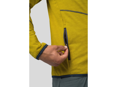 Mens trekking sweatshirt DAMAR HOODY citronelle mel
