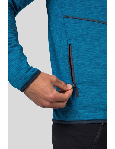 Mens trekking sweatshirt DAMAR HOODY faience mel