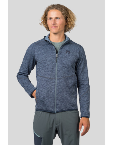 Mens trekking sweatshirt DAMAR HOODY india ink mel