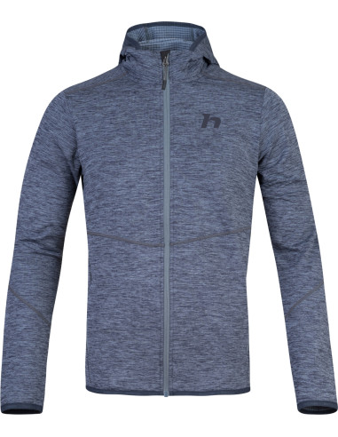 Mens trekking sweatshirt DAMAR HOODY india ink mel