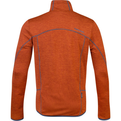 Mens trekking sweatshirt DAMAR burnt orange mel 2
