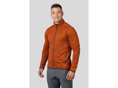 Mens trekking sweatshirt DAMAR burnt orange mel