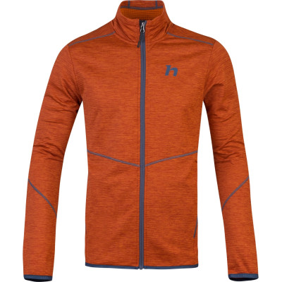 Mens trekking sweatshirt DAMAR burnt orange mel