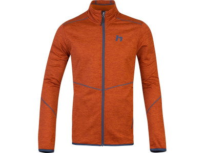 Mens trekking sweatshirt DAMAR burnt orange mel