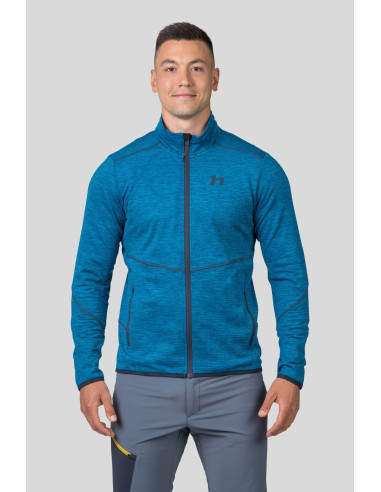 Mens trekking sweatshirt DAMAR faience mel