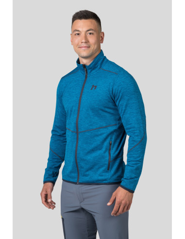 Mens trekking sweatshirt DAMAR faience mel