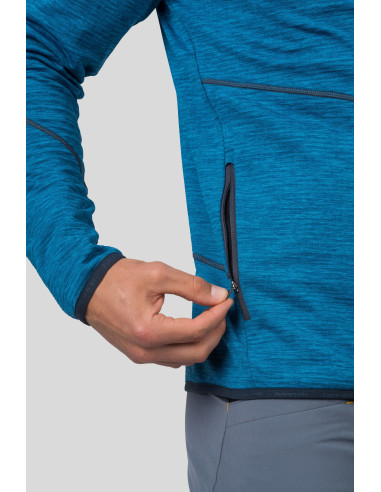 Mens trekking sweatshirt DAMAR faience mel