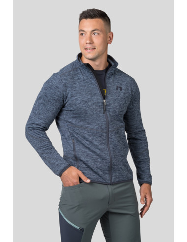 Mens trekking sweatshirt DAMAR india ink mel